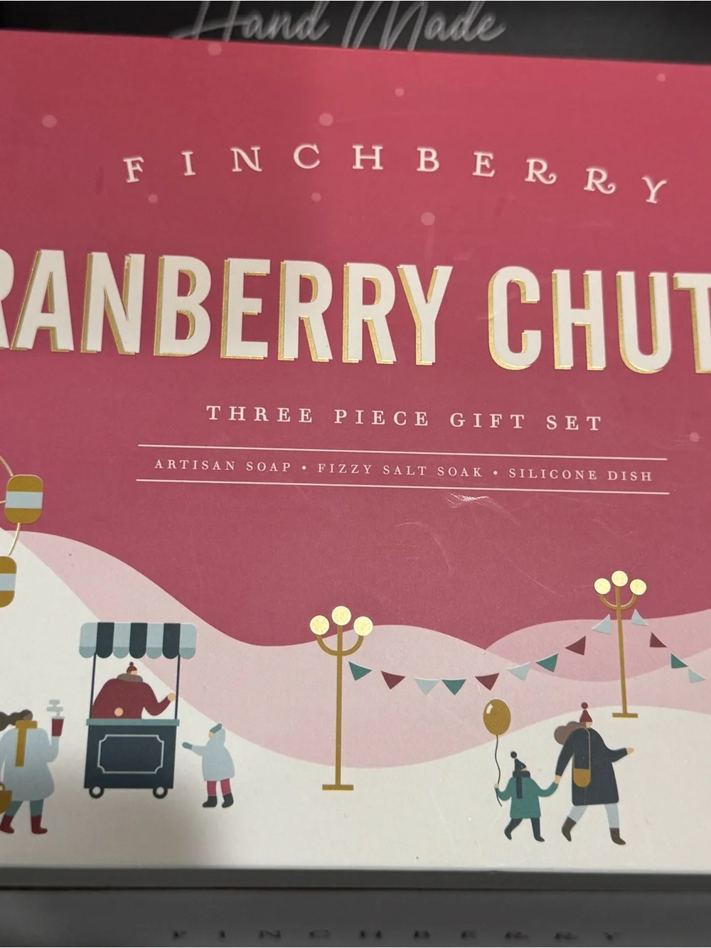 Cranberry Chutney Bath Gift Set — Pink